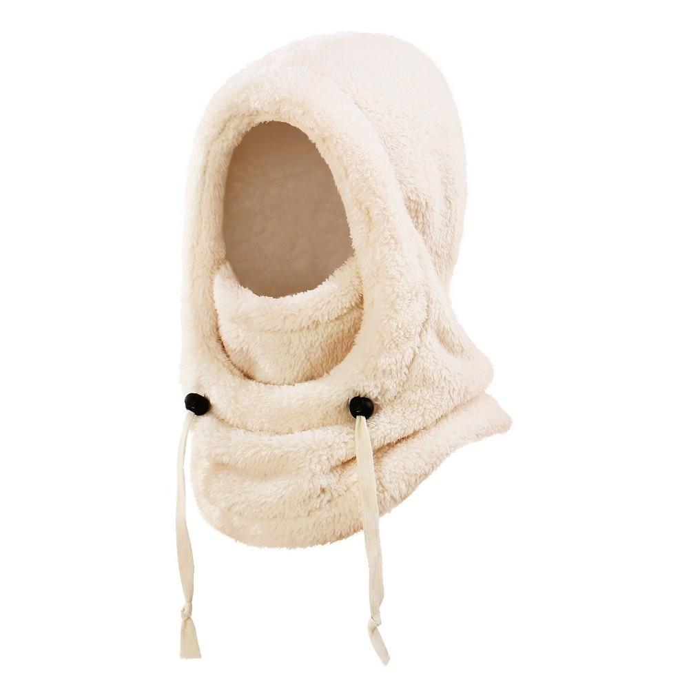 Windproof One-piece Hat Scarf Plush Children's Hats Soft Balaclava Hats