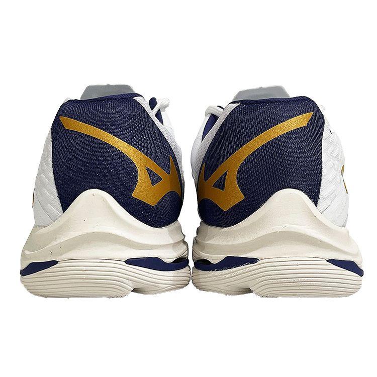 Mizuno Wave Lightning Z7 Białe Niebieska Wstążka Unisex Trampki Mp-Gold V1GA220043