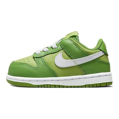 Dunk Low TD Clorofila Tênis de Bebê Verde Verde-Vívido Branco DH9761-301