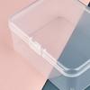 Mini Plastic Box Rectangular Transparent Packing Box Dustproof Durable Jewelry Id Card Parts Storage Box