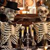 Halloween Horror Světelný kostlivec Skeleton Bar Dekorace s přívěskem scény KTV