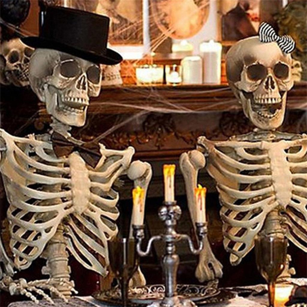 Halloween Horror Světelný kostlivec Skeleton Bar Dekorace s přívěskem scény KTV