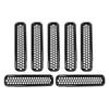 Car Front Hood Grille Ring Cover Protective Sticker For Jeep Wrangler TJ 1997-2006 Car Exterior Accessories 