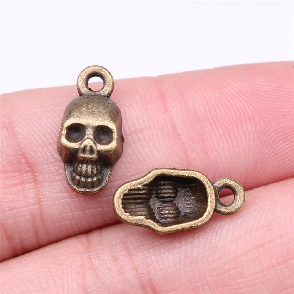 

Halloween Pranks Jack O Lantern Charm Antique Bronze Zinc Alloy Jewelry Making Supplies Couple Style Metal Charms A58-10pcs-16x8mm