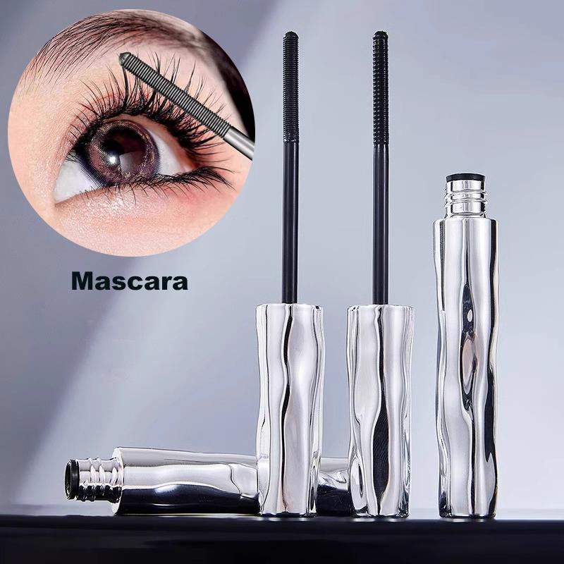 Wasserdichte 3D Verlängernde Mascara Schwarzes Stahlrohr Wimpern Primer Augenwimpern Bürste Langanhaltende Seiden Mascara Kosmetik Geschenk