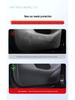 Tesla Model 3/Y Glove Box Kick Mat, Carbon Fiber Texture Door Protector, Interior Accessory.