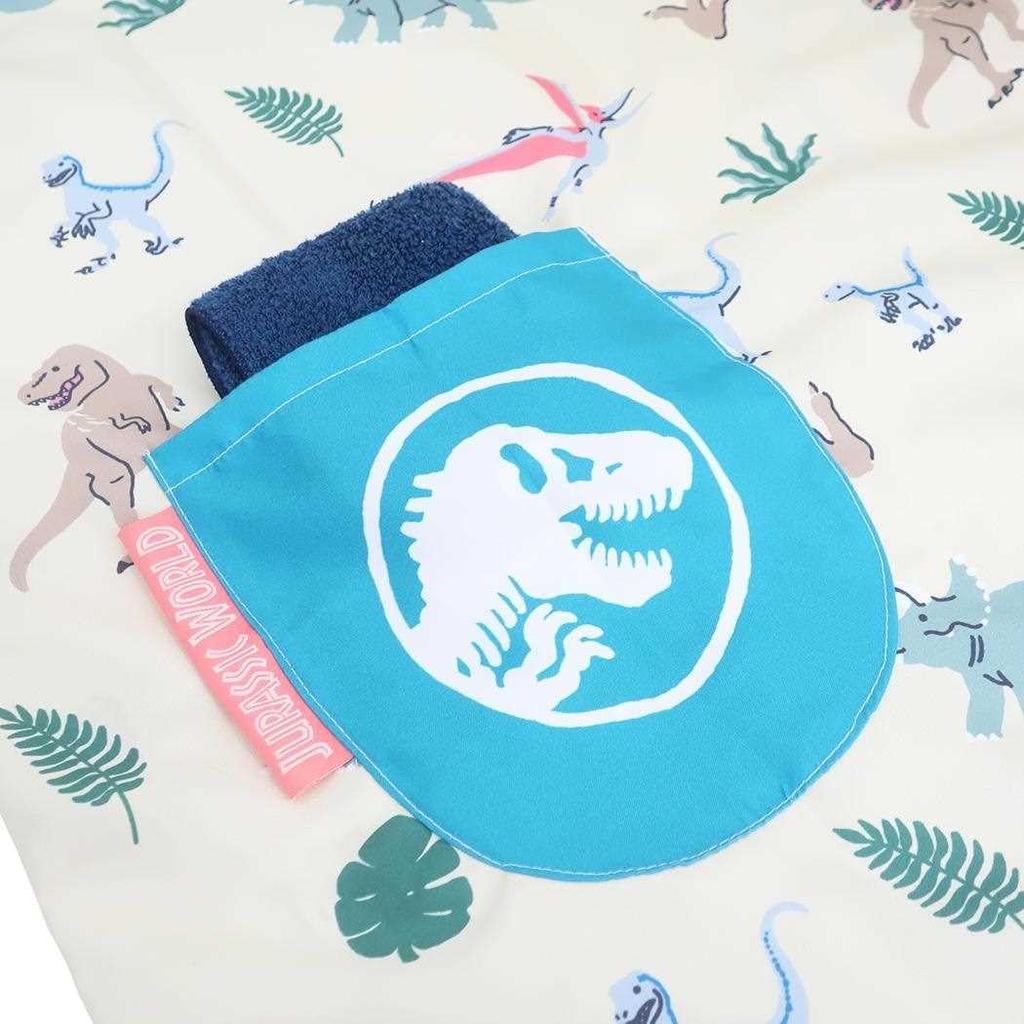 Marushin Apron Jurassic World Loose Dinosaur Jurassic World Jurassic Movie Character Apron Pocket TC Apron Kappogi Apron for Women Nursery School