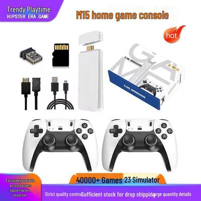 Console de Jogo Arcade Crossm15 Retro HD 4K HDMI Sem Fio para Dois Jogadores