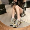 Hot-Selling Letter Single Shoes Women'S Rhinestone Fashion Sports Shoes Durian Bottom Muffin Bottom Mesh Single Shoes Women