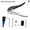 Paper Puncher Screw Covers Hole Punch Aperture Round Punch Pliers Credit Photo Paper Card Corner Round Puncher Plier Tool 8/10MM