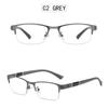 Reading Glasses Men Women High Quality Half-frame Diopter Glasses Business Male Presbyopic Eyeglasses +1.0 1.5 2.0 2.5 3.0 3.5 4