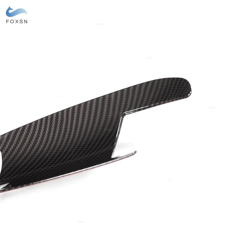 For Mercedes Benz C E GLK ML CLA Class W166 W117 X204 W204 W212 W246 Carbon Texture Car Exterior Door Handle Bowl Cover