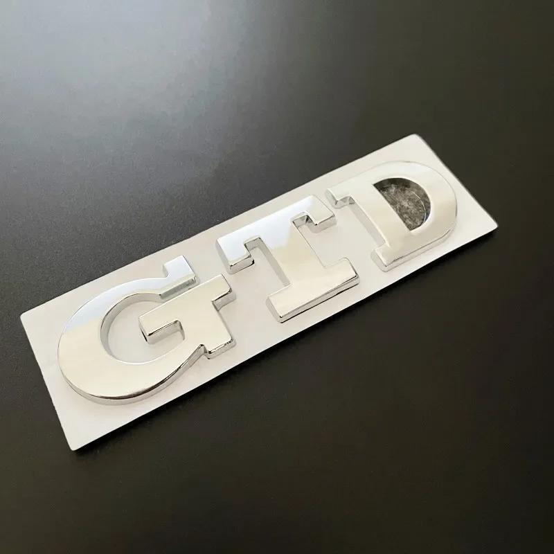 

2026 Hot For Volkswagen VW 3D Metal Front Grille GTD Logo Emblem Rear Trunk Badge Stickers For Volkswagen VW Golf 2 4 5 6 7 R MK