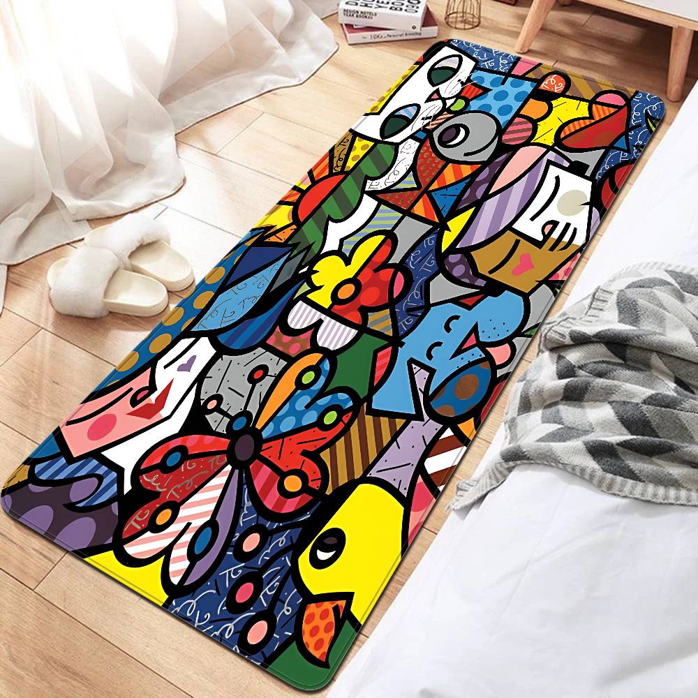B-Britto Kitchen Mat Cheaper Anti-slip Modern Living Room Balcony Printed Modern Home Decor