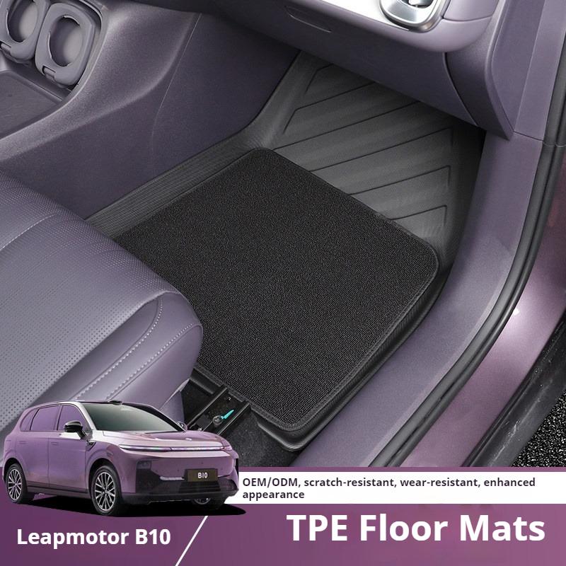 Fit For Leapmotor B10 Car Specialized Full Coverage TPE Waterproof Floor Mats Carpet Interior Decoration