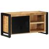 TV Stand 80x30x40 Cm Rough Solid Mango Wood