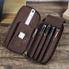 Large Capacity Leather Pencil Case Multifunctional Stationery Pen Box Pen Case Organizer  Office