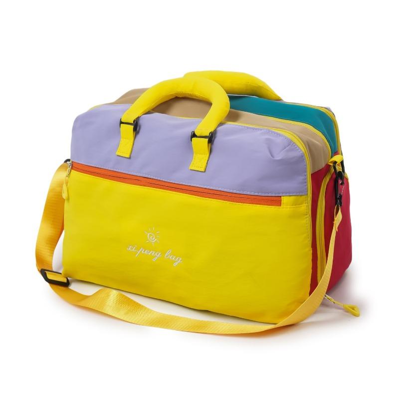 

Fashionable Casual Travel Bag, Carry-on Bag for Pregnancy, Sports and Fitness Bag, Storage for Leisure Activities жовтий