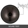 VEVOR Brown Harmonic Handpan Drum Hand pan In D Minor 9 Notes 22 Inch Steel Hand Drum with Soft Hand Pan Bag Hand Pan Hang Drum