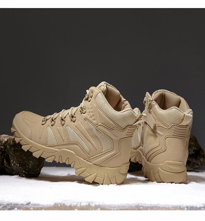 2023 Men's Plus Size Tactical Hiking & Mountaineering Boots - Cross-border Desert Military Style