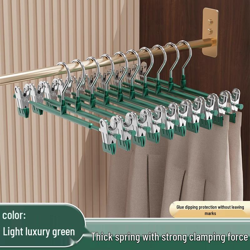 Clipsuri pentru umeraș de pantaloni: Fără urme, Design puternic antiderapant cu livrare gratuită pentru clienții noi