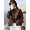 XWI Damen Maillard-Stil Gepolsterte Jacke