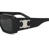 Celine Rectangle Sunglasses With Logo Women Sunglasses Black 4S282CPLB-38NO