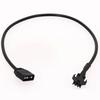 2 szt. Kabel przedłużający RGB SM3/4Pin na 3PIN Żeński/SM3/4Pin Męski Przewód Adapterowy dla Obudowy PC DEEPCOOL/Lian Li Przewód ARGB