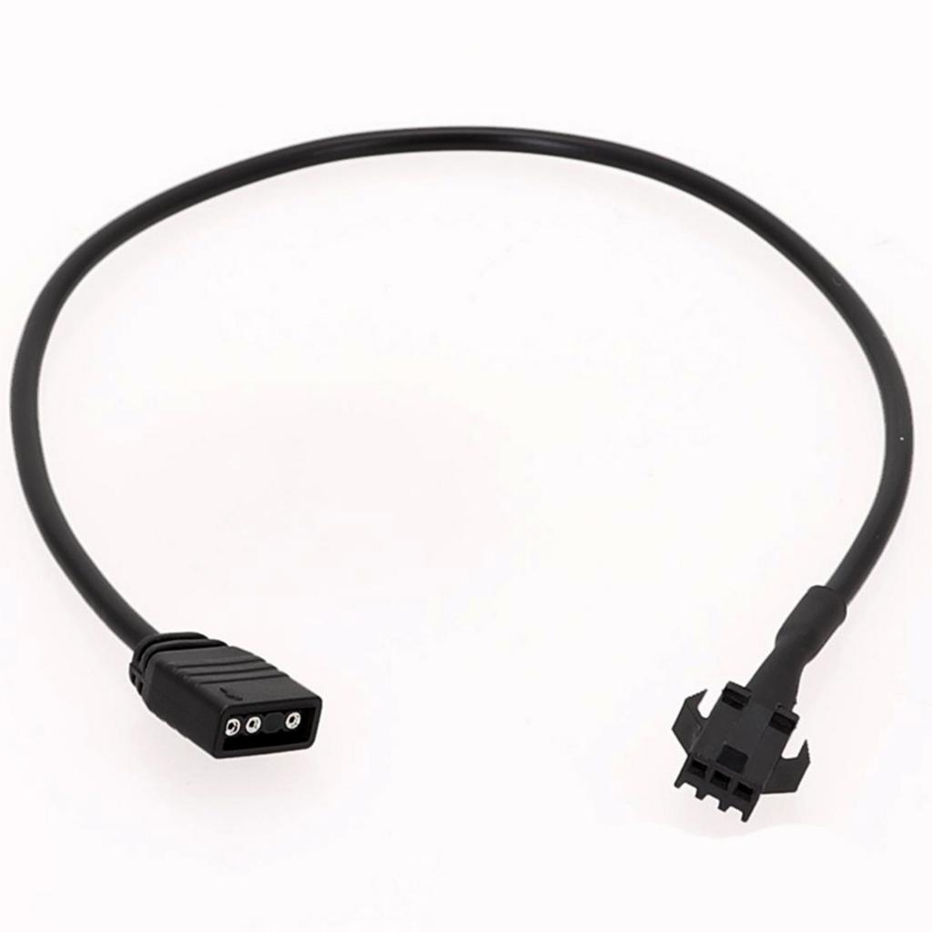 2pcs RGB Extension Cable SM3/4Pin to 3PIN Female/SM3/4Pin Male Adapter Cord for DEEPCOOL/Lian Li PC Case ARGB Cord