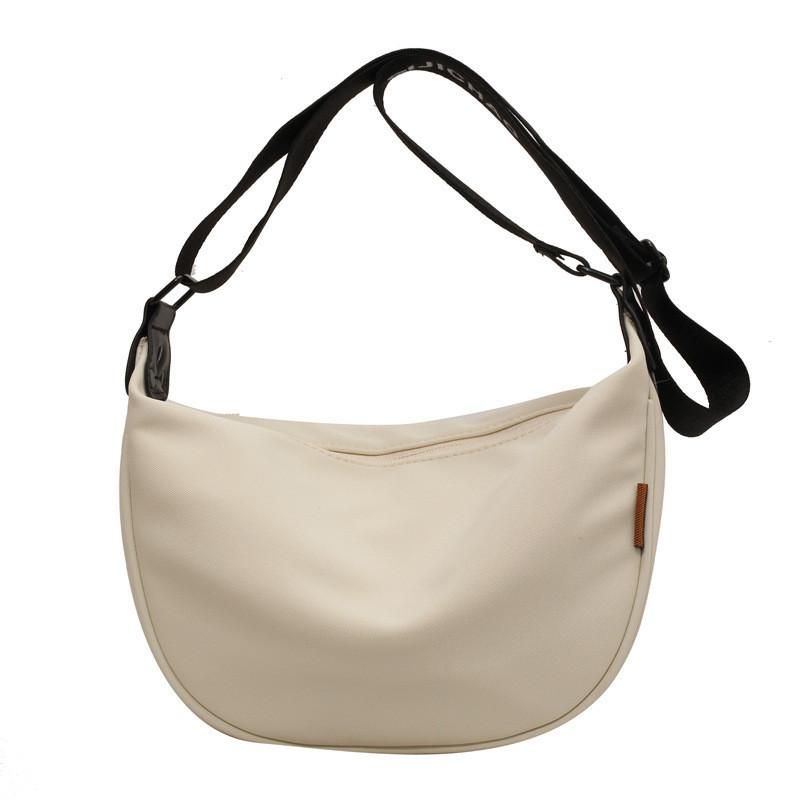 2023 New Urban Simple Canvas Dumpling Bag Women's Crossbody Bag Lightweight Small Shoulder Bag