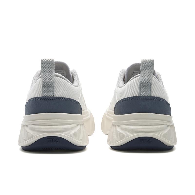 FILA Fosso 1+ Casual Shoes Fashion Simple Classic Personality Trend Retro Comfortable Thick Sole Men sneaker White Gray F12M622307FWD