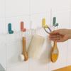 6 pezzi ganci per asciugamani autoadesivi robusti ganci da parete appendiabiti per porte portachiavi appendiabiti portaoggetti organizer per la casa cucina accessori per il bagno