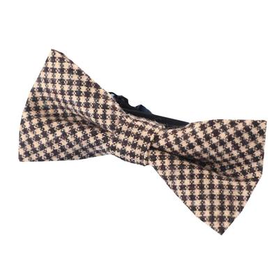 WHITE FANG Bow Tie, Wool, Check Pattern, Stylish, Business, Dress, Formal, Men's NC005 (01: Houndstooth Pattern)