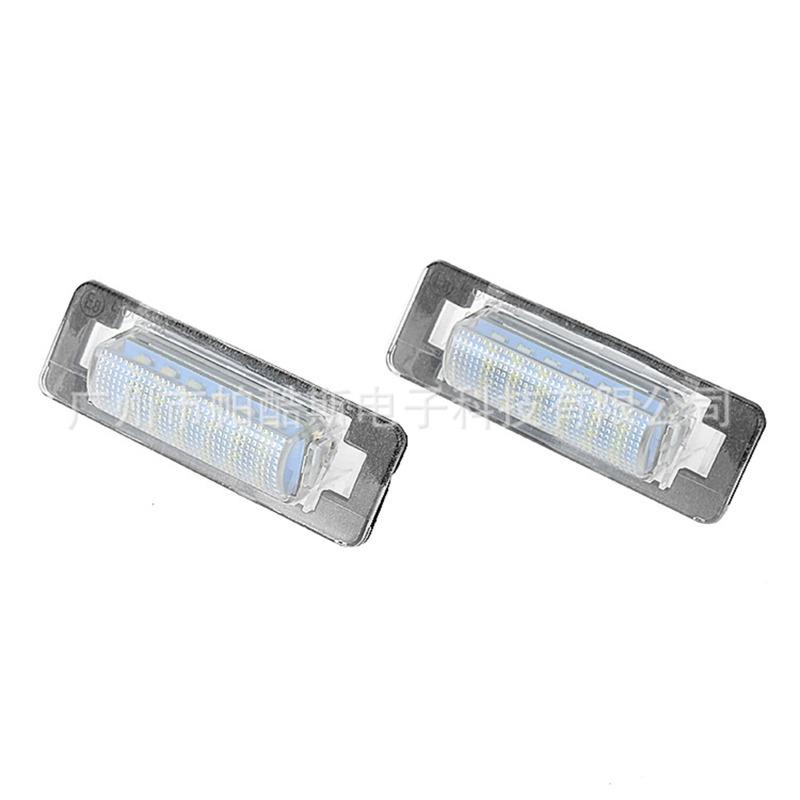 LED License Plate Light with Decoder Compatible with Mercedes E Class W210 C Class W202 4D Sedan High Quality Car Accessories