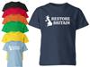 Restore Britain T Shirt Rupert Lowe Politics Patriot British Anti Labour Unisex