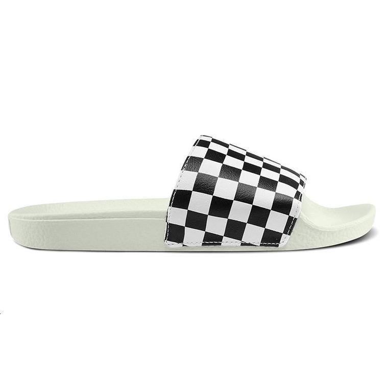 Vans Slide On 'Checkerboard White Black' Women's VN0004LG27K