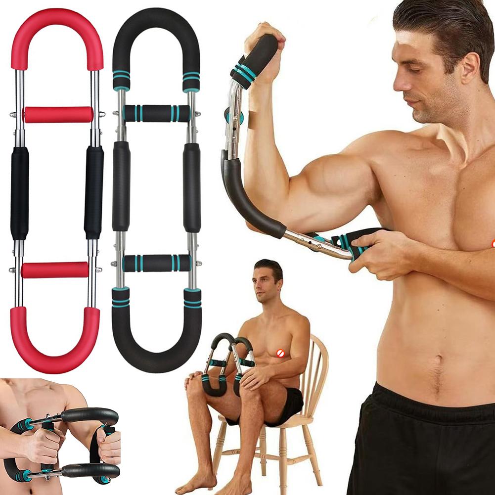 Twister Arm Exerciser U-Shaped Chest Expander Arm Strength Trainer Adjustable Resistance Chest Exerciser Workout Equipment