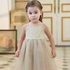 Davidella Girls' Strap Dress Summer Dress New Baby Princess Mesh Skirt Children's Skirt