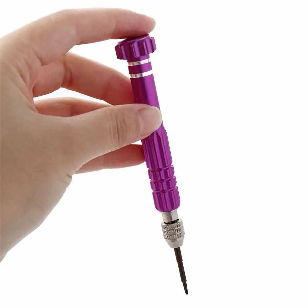 DIY Multifunction Aluminum Eyeglass Repair Precision Mini Magnetic Repair Kit Screwdriver Set Repair Accessory