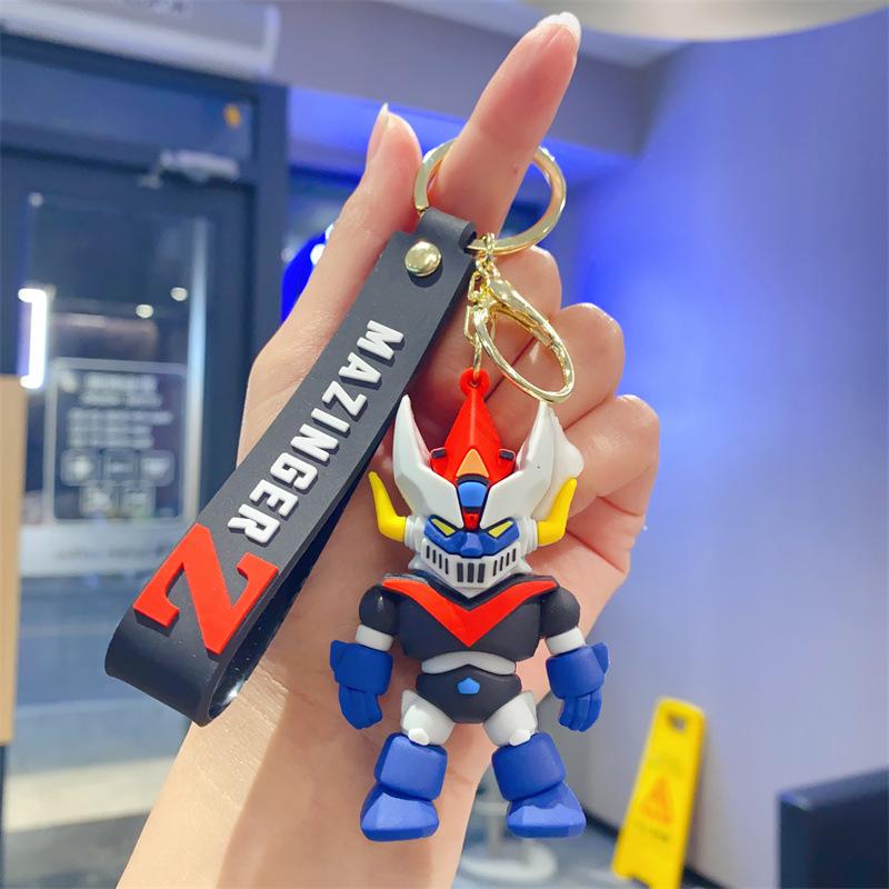 Cartoon Cool Universal Man Robot Pendant Keychain School Bag Doll Cute Jewelry Small Gift Backpack