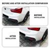 2Pcs Car Rear Bumper Side Splitters Side Diffuser Exhaust Trim For BMW F20 1 Series 118i 120d 120i 125i M Pack 2015-2019 LCI