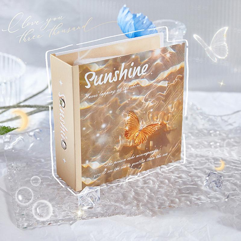 High-Capacity 3 Inch Kpop Idol Photo Album 20 Pockets Bowknot Photocard Binder Mini Gift Small Card Book