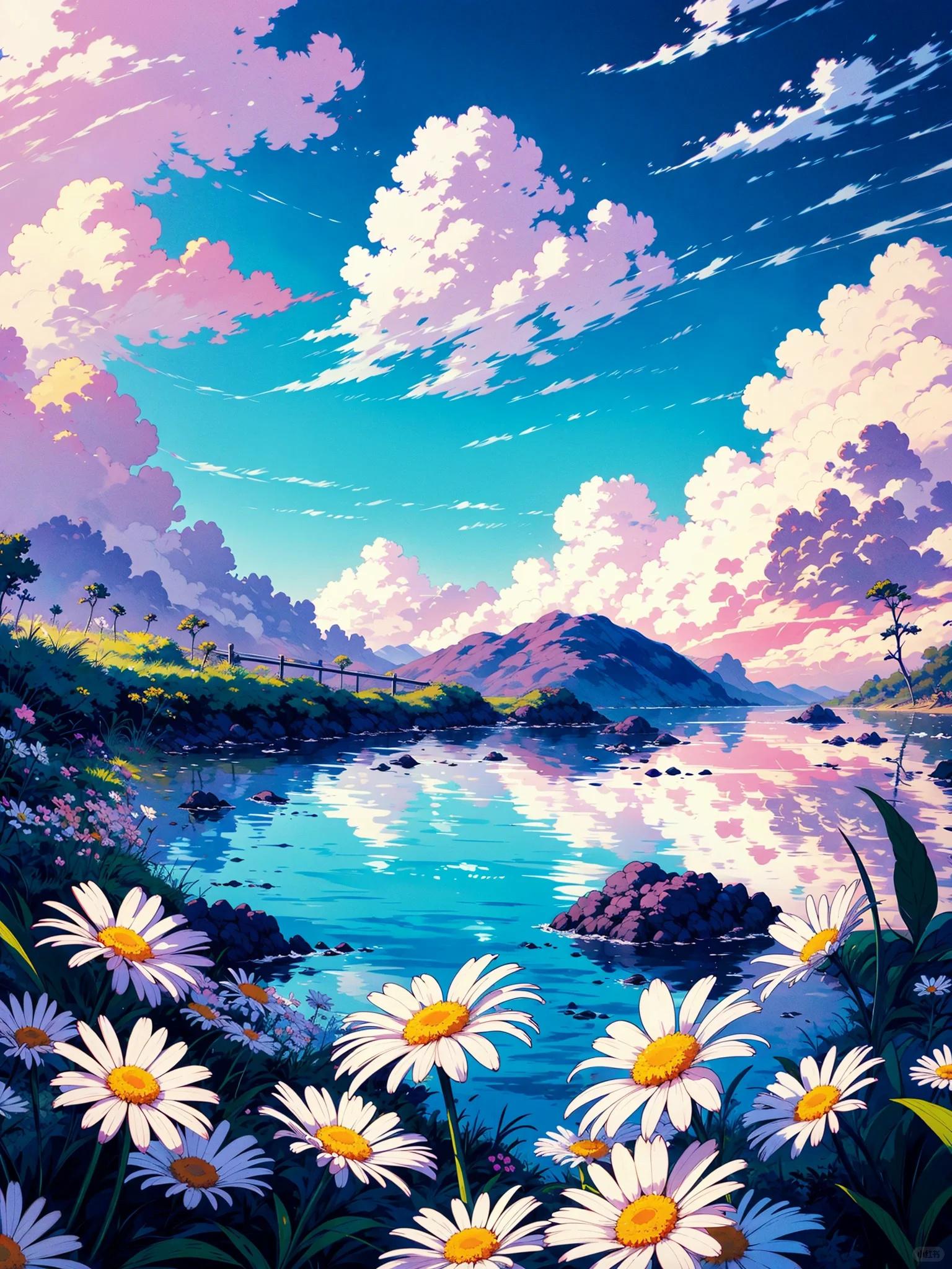 

Алмазная вышивка своими руками Маргаритка Цветок Полная квадратная круглая мозаика Пейзаж у моря Наборы для рисования Ручное хобби Full Round 20x30CM