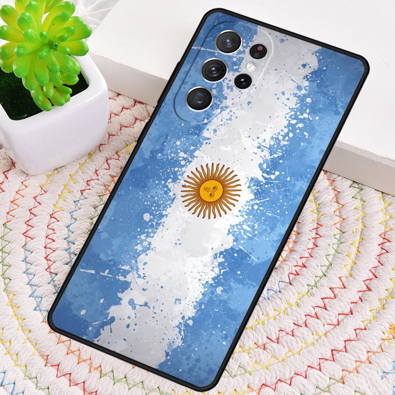 Argentina Flag soft Phone Case for Samsung Galaxy note 10 pro S26 Ultra S23 S24 FE S25 S21 S22 PLUS shockproof Cove