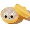 Glitter Dumpling Squishes Stress Balls  Viral Fidget Toy Colorful Simulation Steamed Bun Decompression Toy For Anxiety