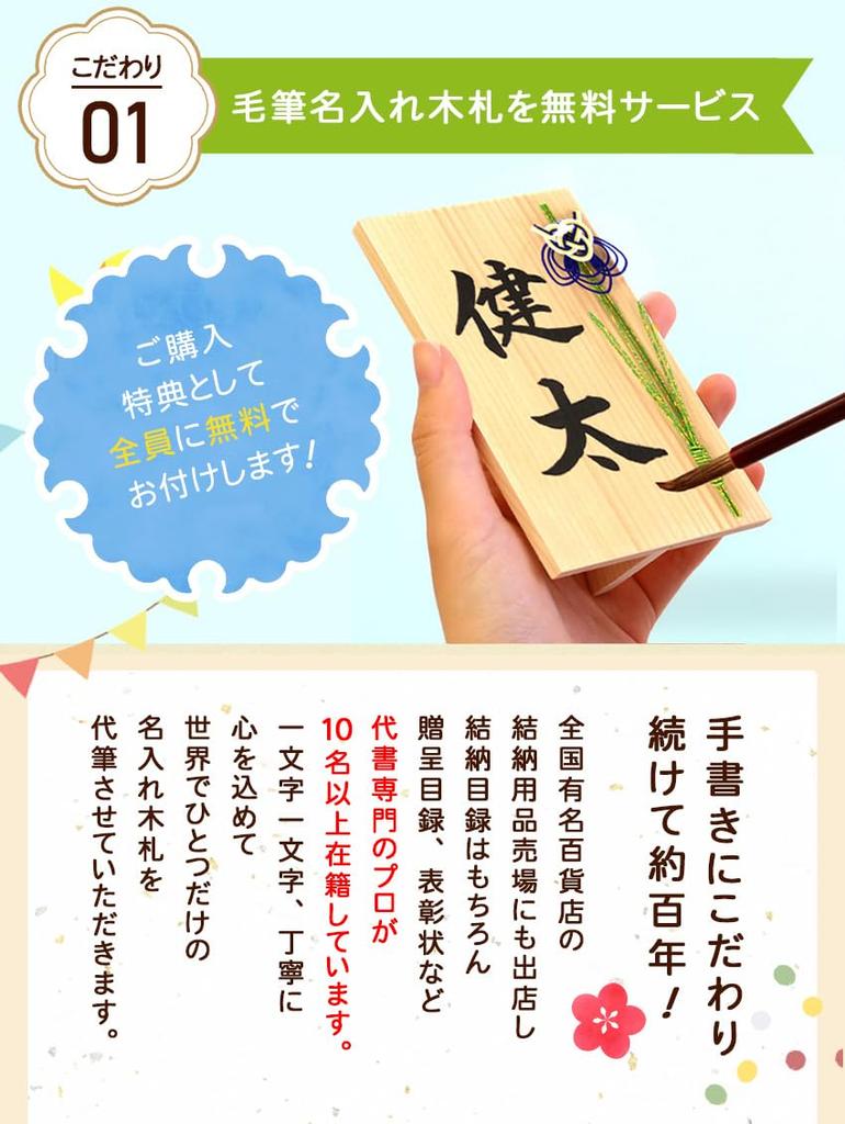 Osaka Choseido May Compact Koinobori Mini Personalized Wooden White and with Helmet Ornament Set Doll, (Carp Streamer), Chirimen, Tag, Indigo, (Sent