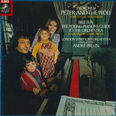 LP Record ANDRE PREVIN - Prokofiev: Peter and the Wolf, Brit EAC55029 EMI ANGEL Japan Classical Used