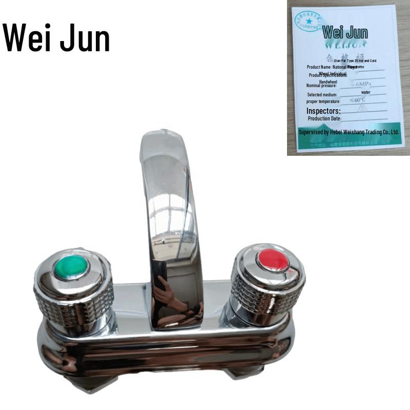 Wei Jun Dual-Hole Hot & Cold Basin Mixer Faucet