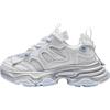 Damskie sneakersy na platformie w stylu "dad shoes"