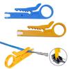 10 STÜCKE Tragbare Abisolierzange Messer Crimper Zange Crimpen Werkzeug Kabel Abisolieren Draht Cutter Multi Tool Tasche Multitools